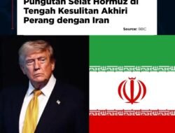 Trump Mundur dari Rencana Pungutan Selat Hormuz di Tengah Kesulitan ,Akhiri Perang dengan IRAN .