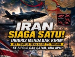 IRAN SIAGA SATU ! INGGRIS MENDADAK KIRIM JET TEMPUR SENILAI Rp 75 TRILYUN KE SIPRUS DAN QATAR, ADA APA ?