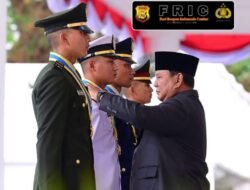 Pimpin Upacara Praspa 2026, Presiden Prabowo Lantik 1.177 Perwira Remaja TNI-Polri