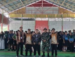 Satgas Pamtas RI-Malaysia Yonarmed 19/Bogani Tanamkan Wawasan Kebangsaan kepada Siswa SMA Negeri 1 Entikong