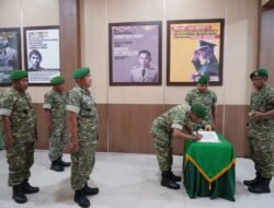 Perkuat Kinerja Satuan, Kodim 0808/Blitar Gelar Upacara Sertijab Danramil Dan Pindah Satuan