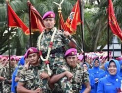 Sertijab Danyonif 9 Bandar Lampung Letkol Marinir Ricky Sandro Resmi Gantikan Letkol Marinir Achmad Toripin