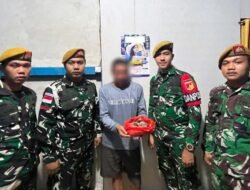 Pendekatan Humanis Satgas Pamtas RI-Malaysia Yonarmed19/Bogani Berbuah Hasil, Warga Perbatasan Sukarela Serahkan 1 Kg Sisik Trenggiling