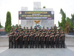 Korem 132/Tdl Hadiri Ziarah Rombongan HUT Ke-1 Kodam XXIII/Palaka Wira