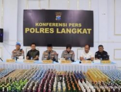 POLRES LANGKAT UNGKAP HASIL OPERASI PEKAT TOBA 2026