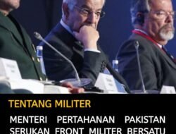 🇵🇰🔥 SERUAN TEGAS! Pakistan Serukan FRONT MILITER BERSATU Seluruh Dunia Islam Hadapi Israel!