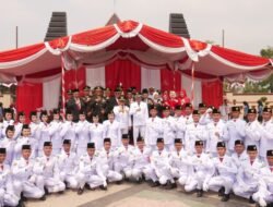 Dandim 0808/Blitar Ikuti Upacara HUT RI Ke-81 Dan Ziarah Nasional Di Makam Bung Karno