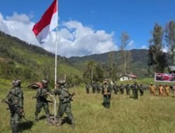 Usai Direbut, TNI Gelar Upacara HUT RI ke-81 di Markas OPM