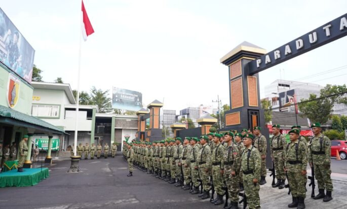 Kodim 0808/Blitar Gelar Upacara Peringatan Hari Olah Raga Nasional Ke 43 Tahun 2026