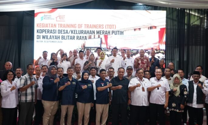 Perkuat Ekonomi Desa, PT Agrinas Pangan Nusantara Gelar Training of Trainers KDKMP se-Blitar Raya