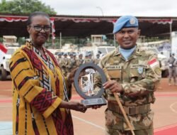 PBB Anugerahkan UN Medal untuk Kontingen Garuda di Afrika Tengah, Sebagian Besar Pasukan Asal Yonzipur 4/TK
