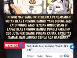 BELUM REDA SOAL LAPAS CIBINONG, OMBUDSMAN BONGKAR DUGAAN PUNGLI DI PONDOK BAMBU: RP250 JUTA UNTUK HP?!