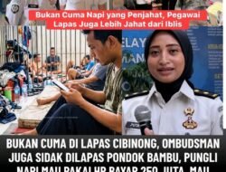 BELUM SELESAI SOAL LAPAS CIBINONG, OMBUDSMAN BONGKAR DUGAAN PUNGLI DI PONDOK BAMBU: RP250 JUTA UNTUK HP?!