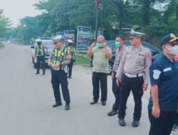 Satlantas Polres Cilegon Bergerak, Tertibkan Truk Tambang dan Parkir Liar di Jalur Lingkar Selatan