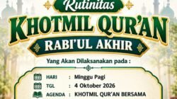 Mushollah Nurul Huda Bumiarjo Gelar Khotmil Qur’an Rutin, Jamaah Panjatkan Doa untuk Almarhum dan Almarhumah