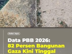 Data PBB 2026: 82 Persen Bangunan Gaza Kini Tinggal Nama!