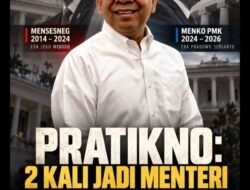 PRATIKNO: EKS REKTOR UGM, 2 KALI JADI MENTERI DI ERA JOKOWI DAN PRABOWO