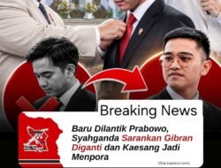 Baru Dilantik Prabowo ,Syahganda Sarankan Gibran Diganti dan Kaesang Jadi Menpora