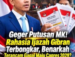 Geger Putusan MK ! RAHASIA Ijazah Gibran Terbongkar ,Benarkah Terancam Gagal Maju Capres 2029