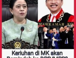 Keriuhan di MK akan Berpindah ke DPR/MPR ?