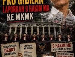 Perlawanan Pro Gibran, 9 Hakim MK Dilaporkan ke MKMK