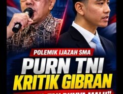 Purnawirawan TNI Kritik Keras Jawaban Gibran soal Ijazah SMA, Persoalkan Kepantasannya sebagai Wapres