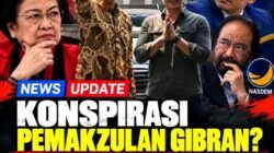 KONSPIRASI PEMAKZULAN GIBRAN? PDIP, DEMOKRAT DAN NASDEM DIPREDIKSI BAKAL KETIBAN DURIAN RUNTUH