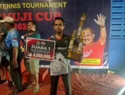 Juara 1 dan 2 Piala Kompetisi Tenis Meja Armuji Cup 2026 Diboyong Warga Jember, Jawa Timur