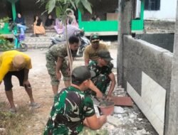 Satgas TMMD ke-130 Kodim 0510/Tigaraksa Bangun Sarana Air Bersih di Kampung Kramat